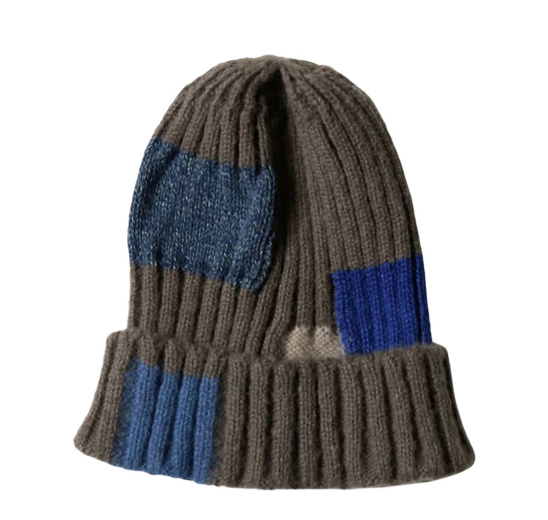 캐피탈 5G 울 츠기하기 니트캡 그레이 상품이미지1