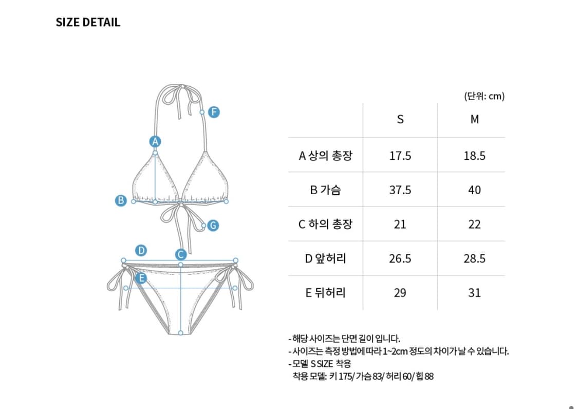 파이시스 Plaid Check Triangle Bikini_Mint M 상품이미지3
