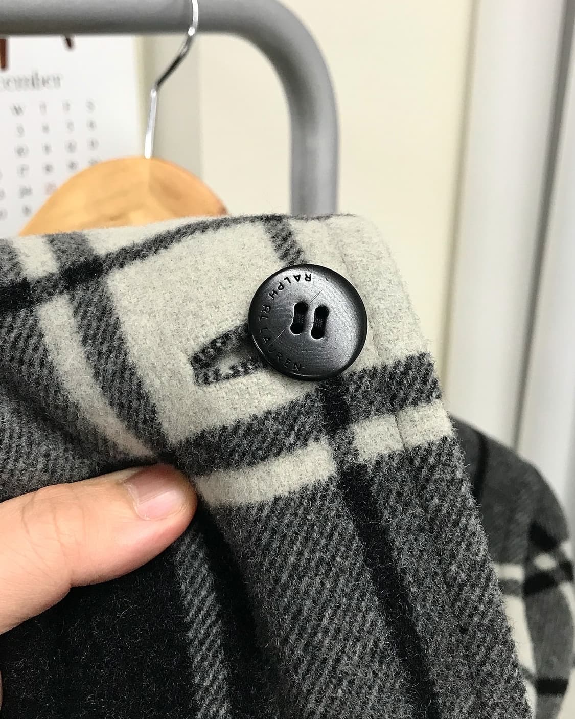 폴로 핸드메이드 리버시블 울 하프 코트 상품이미지4