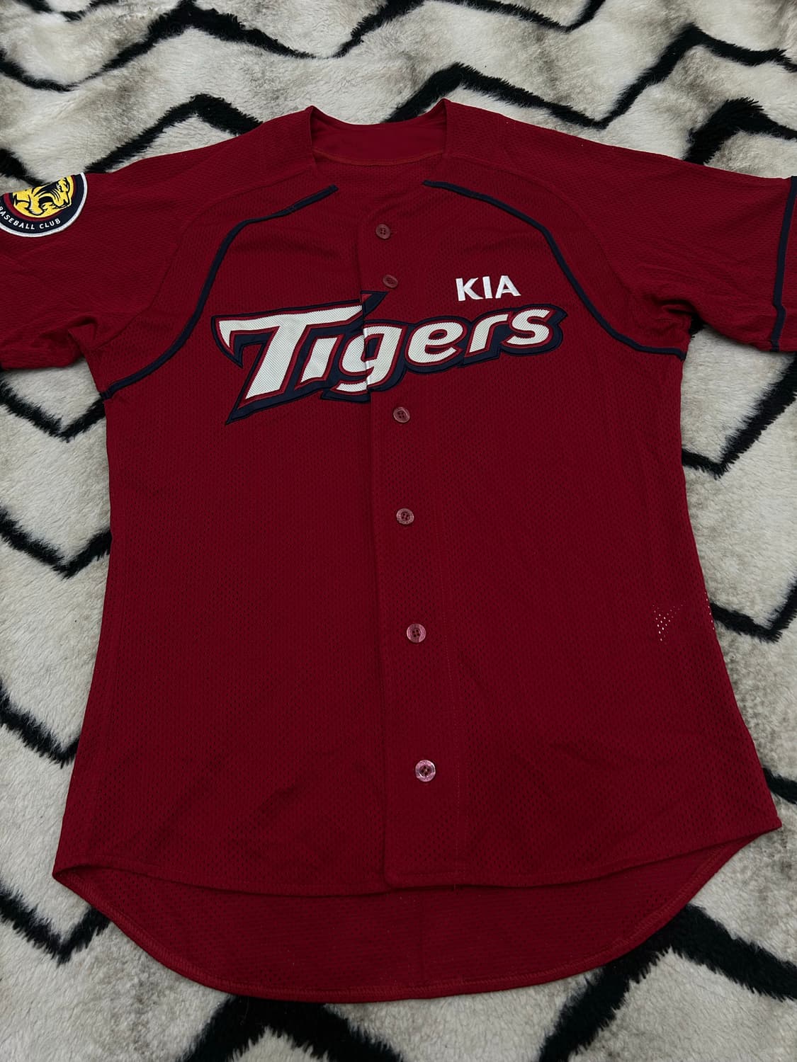 [M]위팬 기아타이거즈 매쉬 반팔유니폼/노마킹 상품이미지2