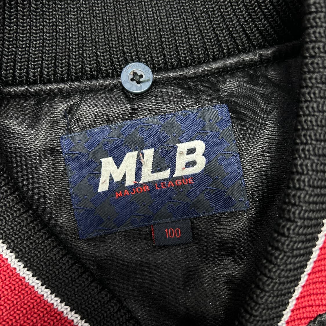MLB 뉴욕양키즈 블랙 바시티자켓(100) 상품이미지2