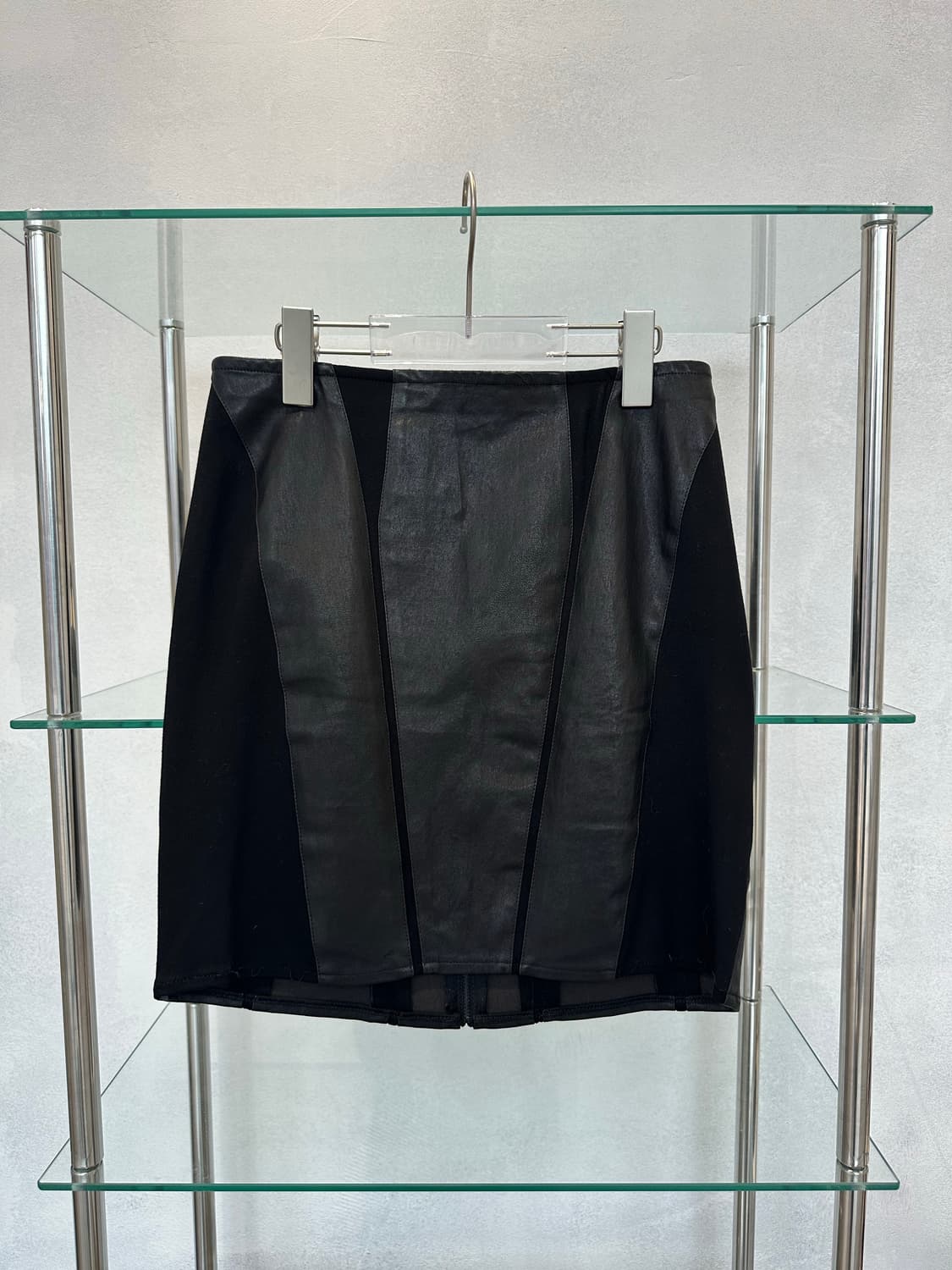 Helmut Lang Leather Mini Skirt 상품이미지2