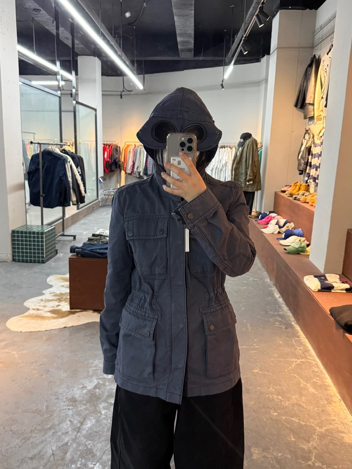 C.P. 컴퍼니 고글 블루 자켓 H2026 상품이미지1