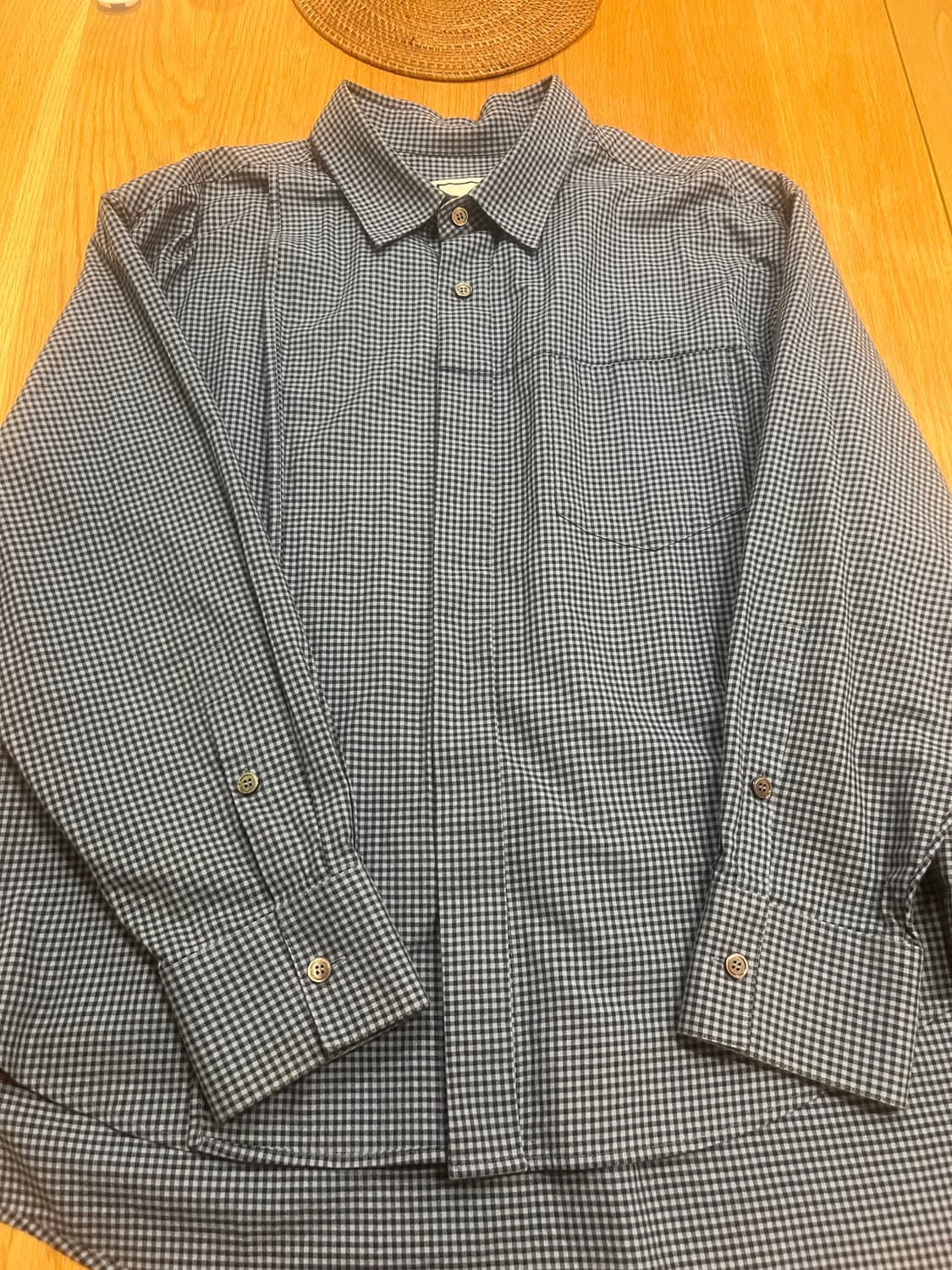 우영미 체크셔츠46 상품이미지1