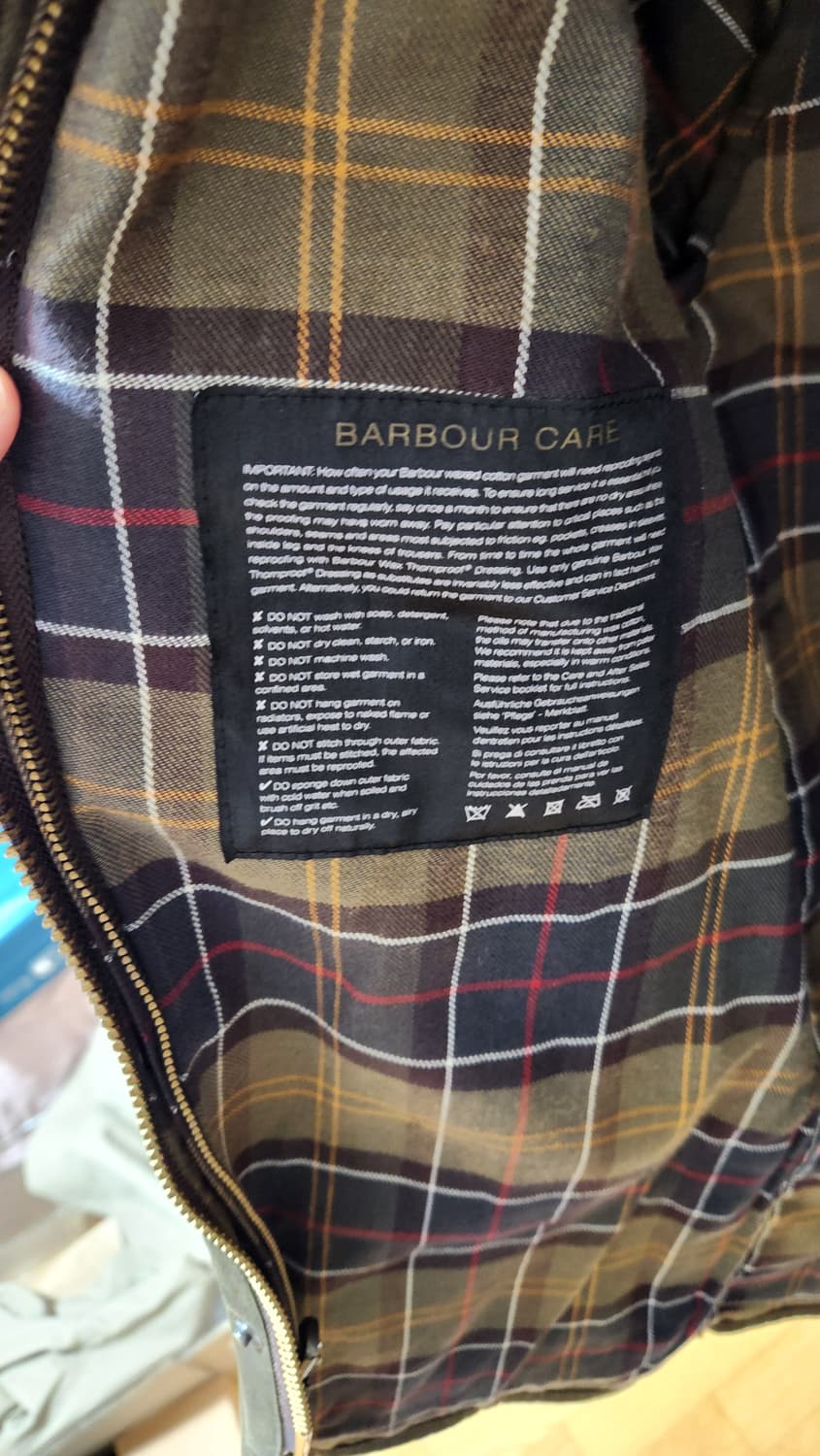 바버 뷰포트 c34/86 왁스자켓 상품이미지5