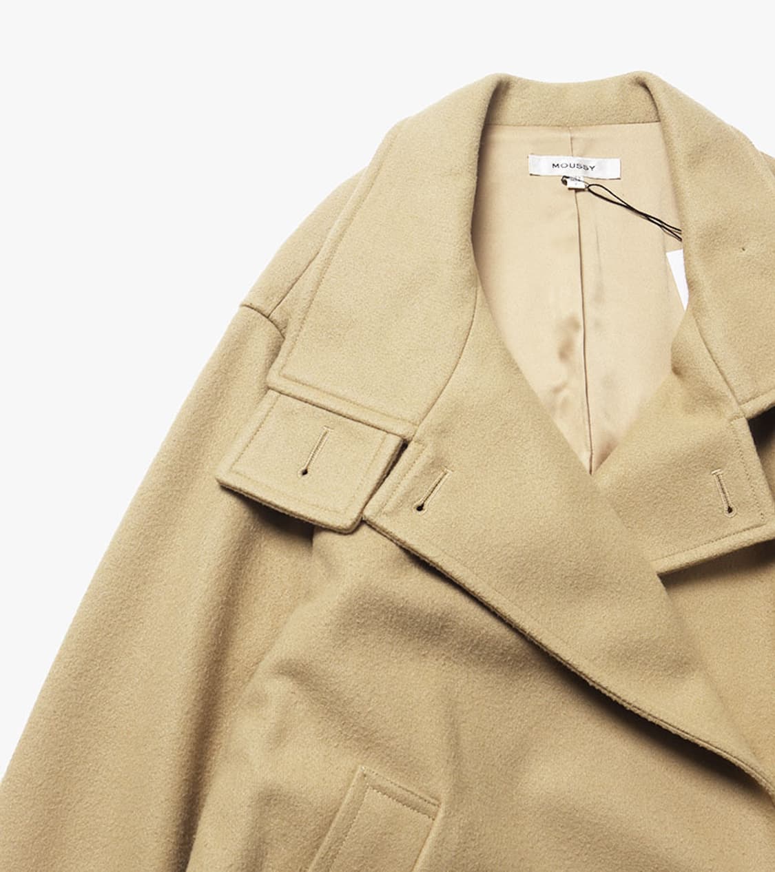 MOUSSY - OVERSIZE HALF COAT 상품이미지7