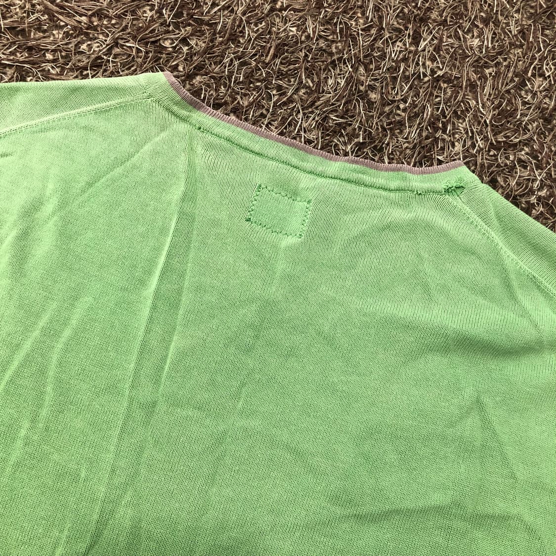 CP컴퍼니 브이넥 니트 반팔 티셔츠 상품이미지4