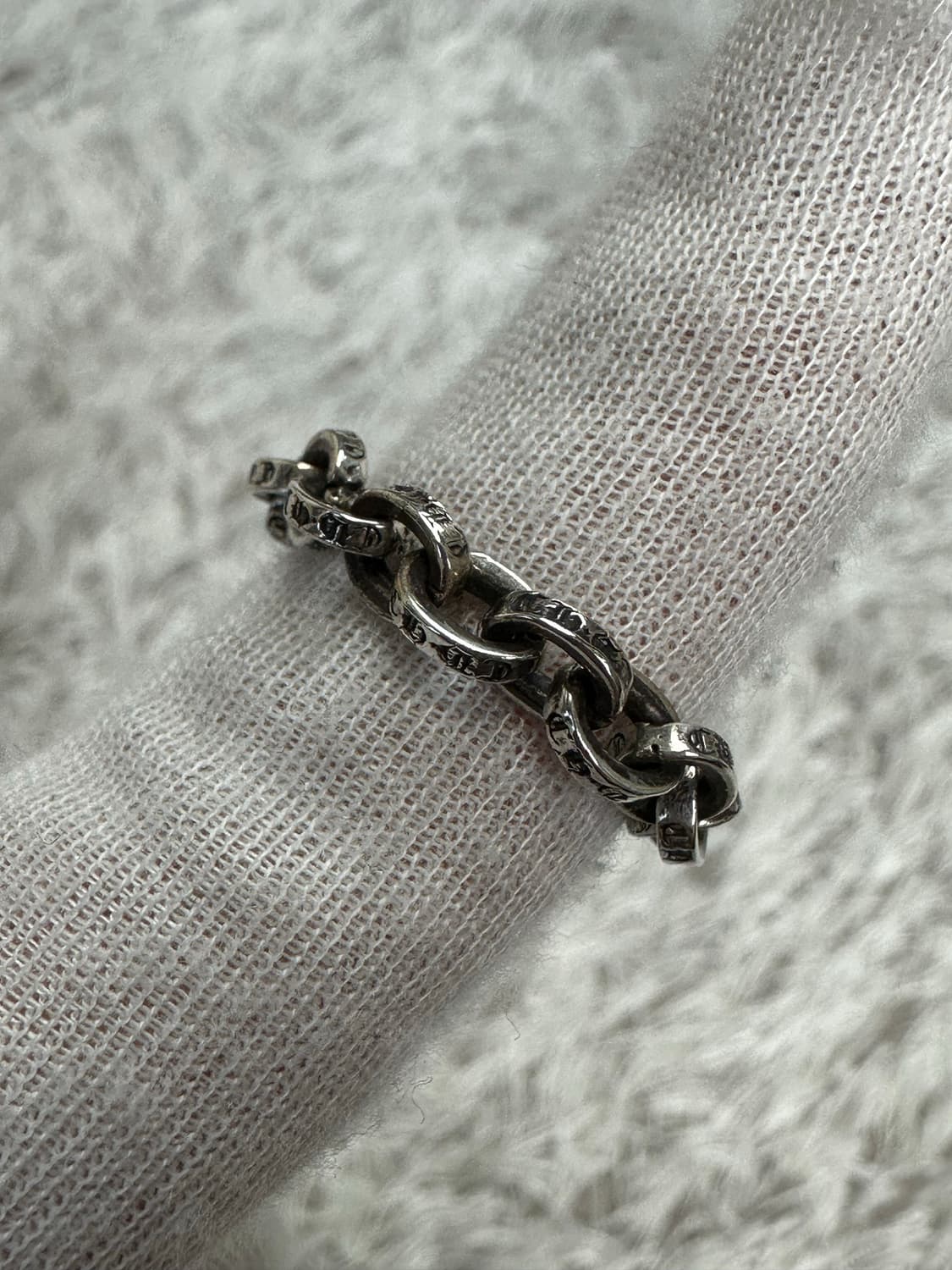 [20 Link] 정품 크롬하츠 페이퍼체인링 상품이미지3