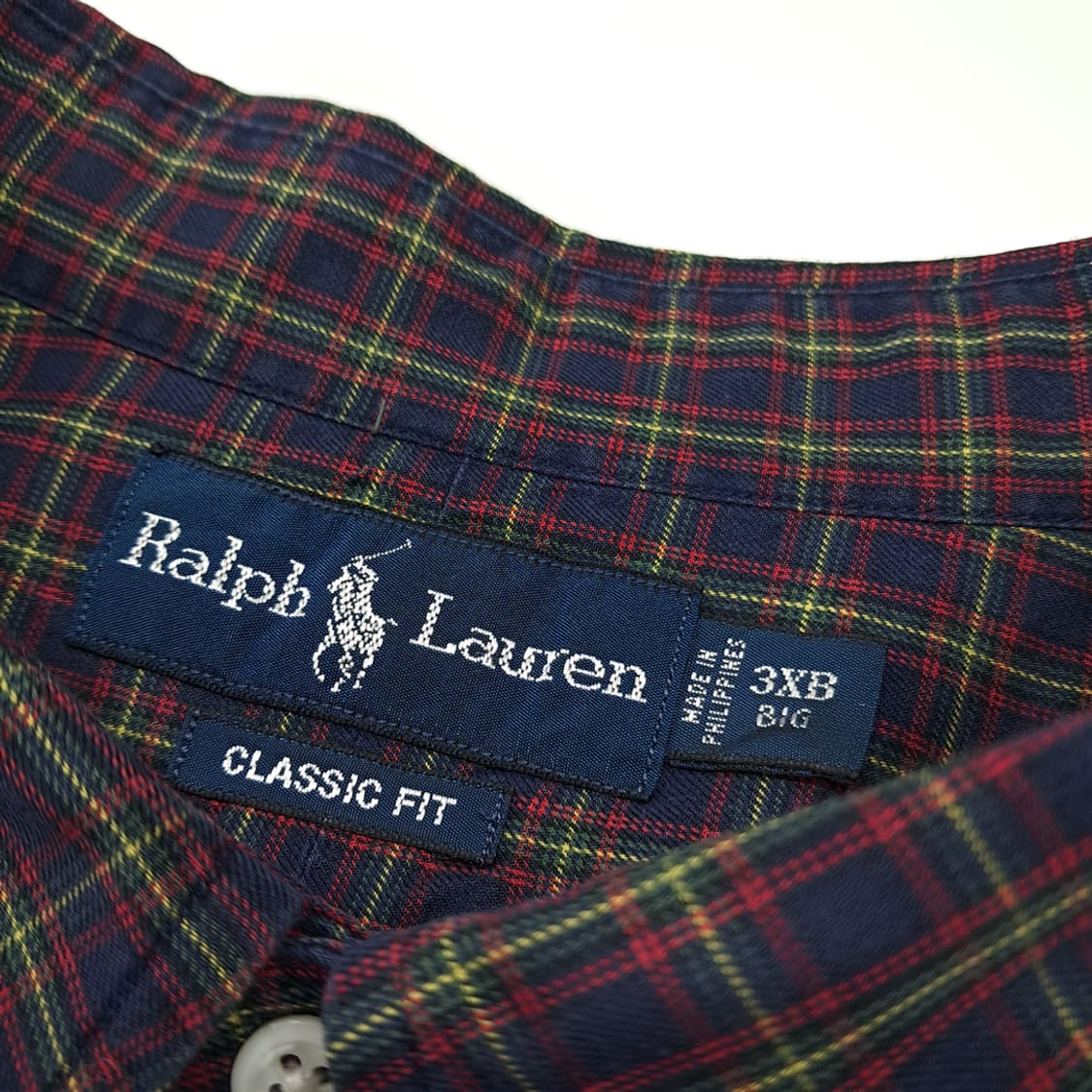 CL705 3XB 폴로 90s 모던 블랙워치 셔츠 남방 상품이미지3