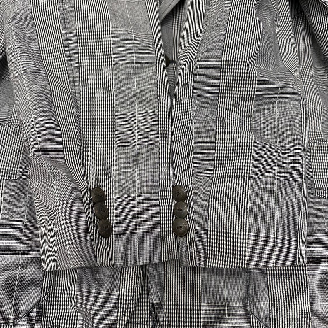 HUGO BOSS 휴고보스 체크 패턴 블레이져 자켓 상품이미지5