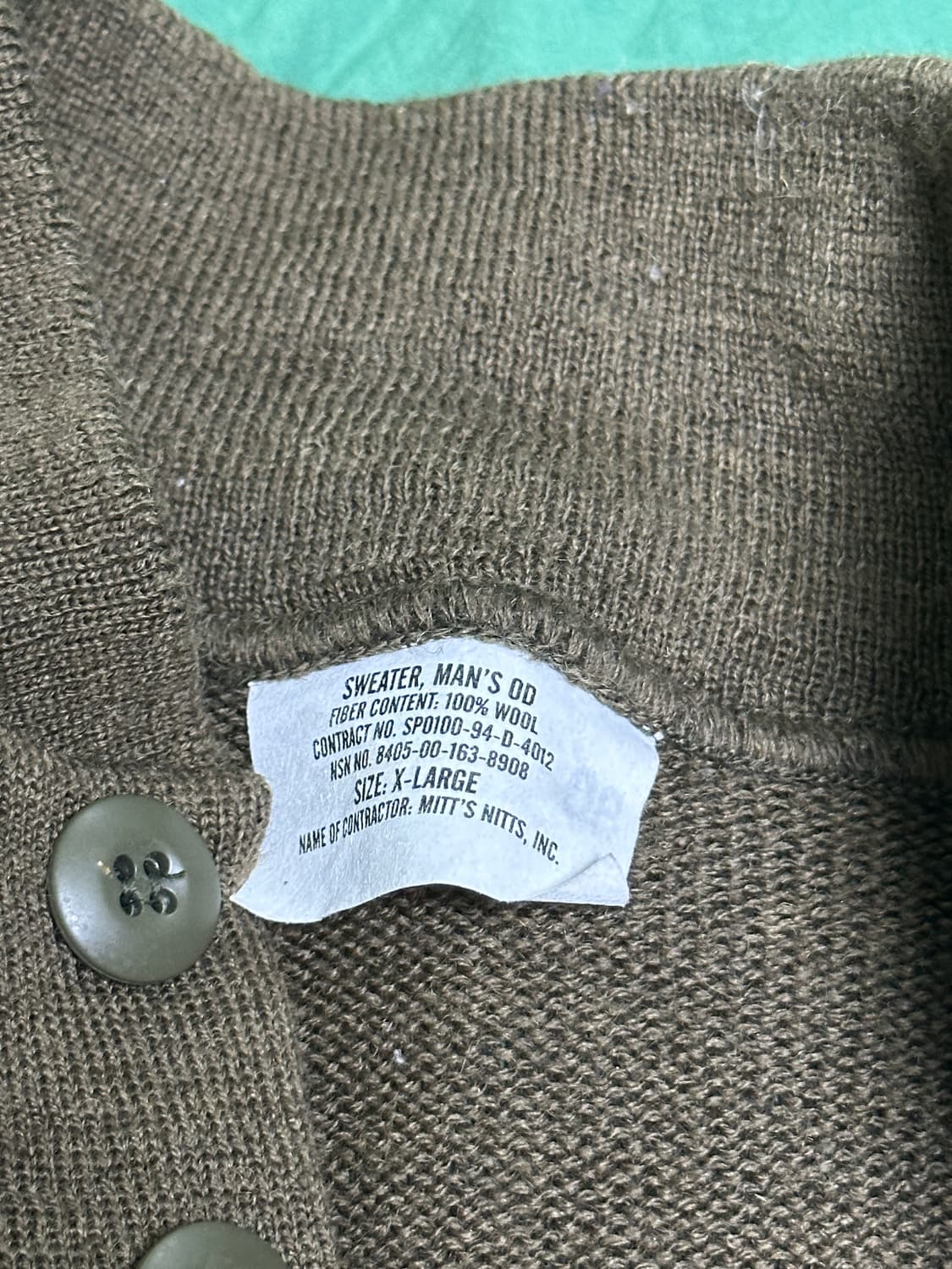 미군 울 스웨터 상품이미지2