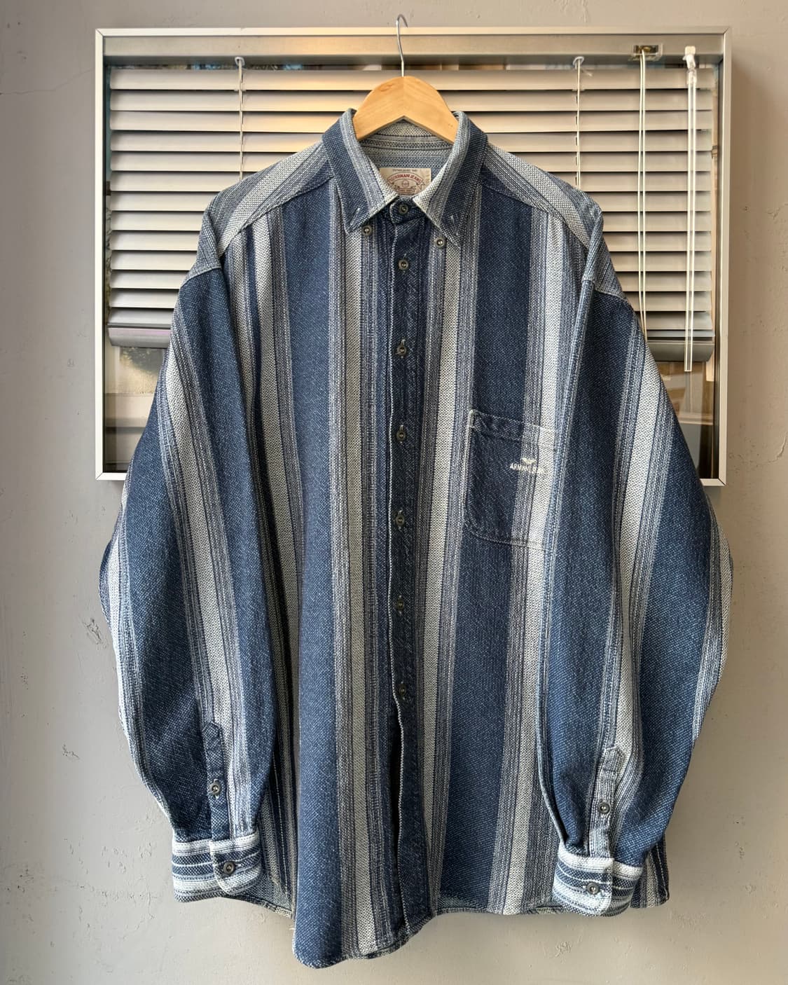 Armani jeans 90s heavy cotton shirt 상품이미지1