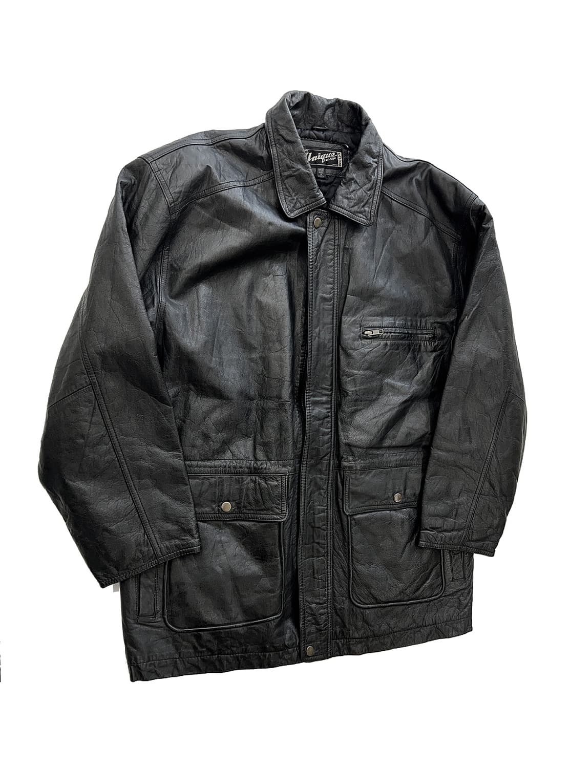 UNIQUE 레더 카코트 상품이미지2