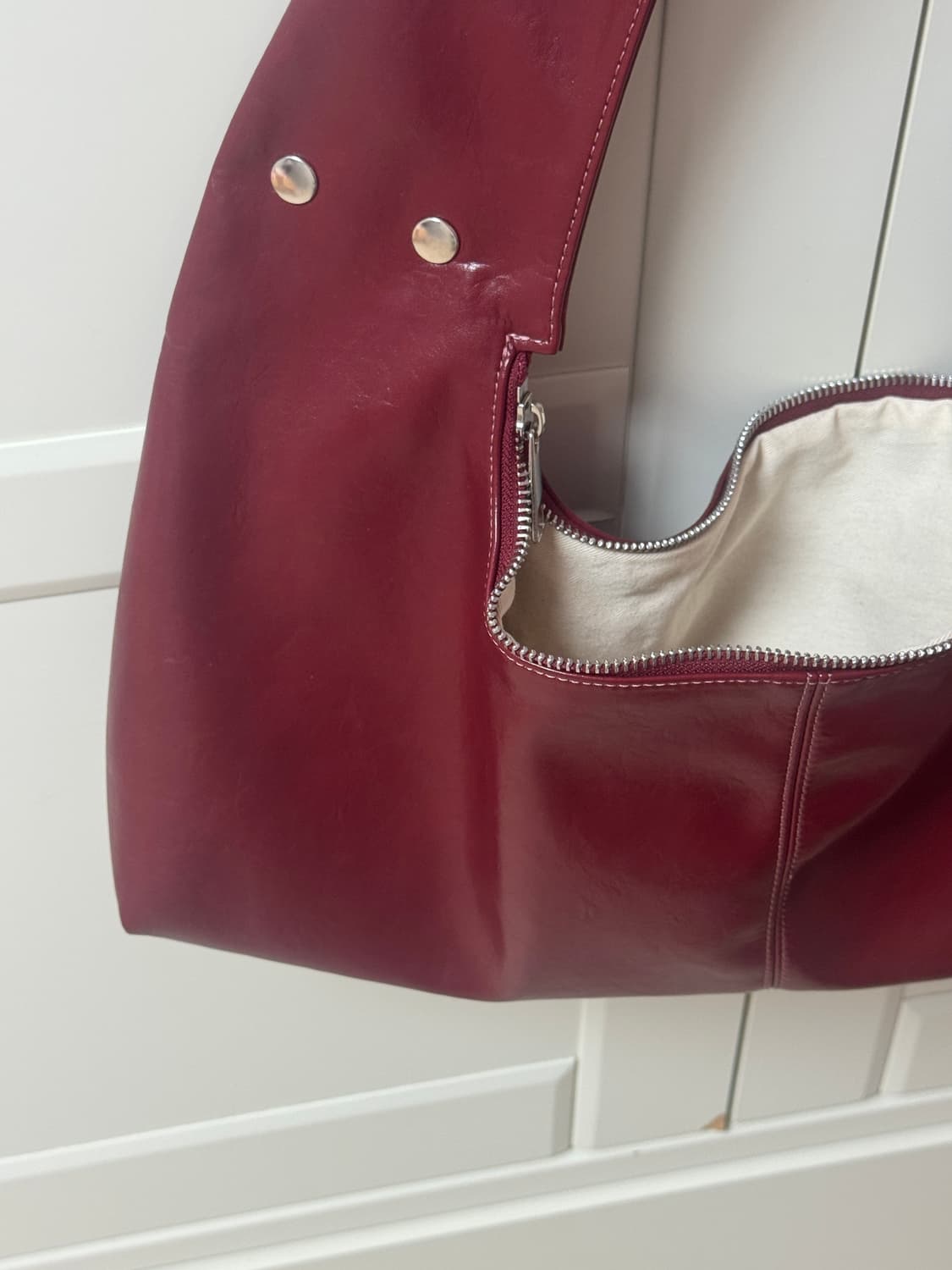 히에타 티나백 체리레드 상품이미지8