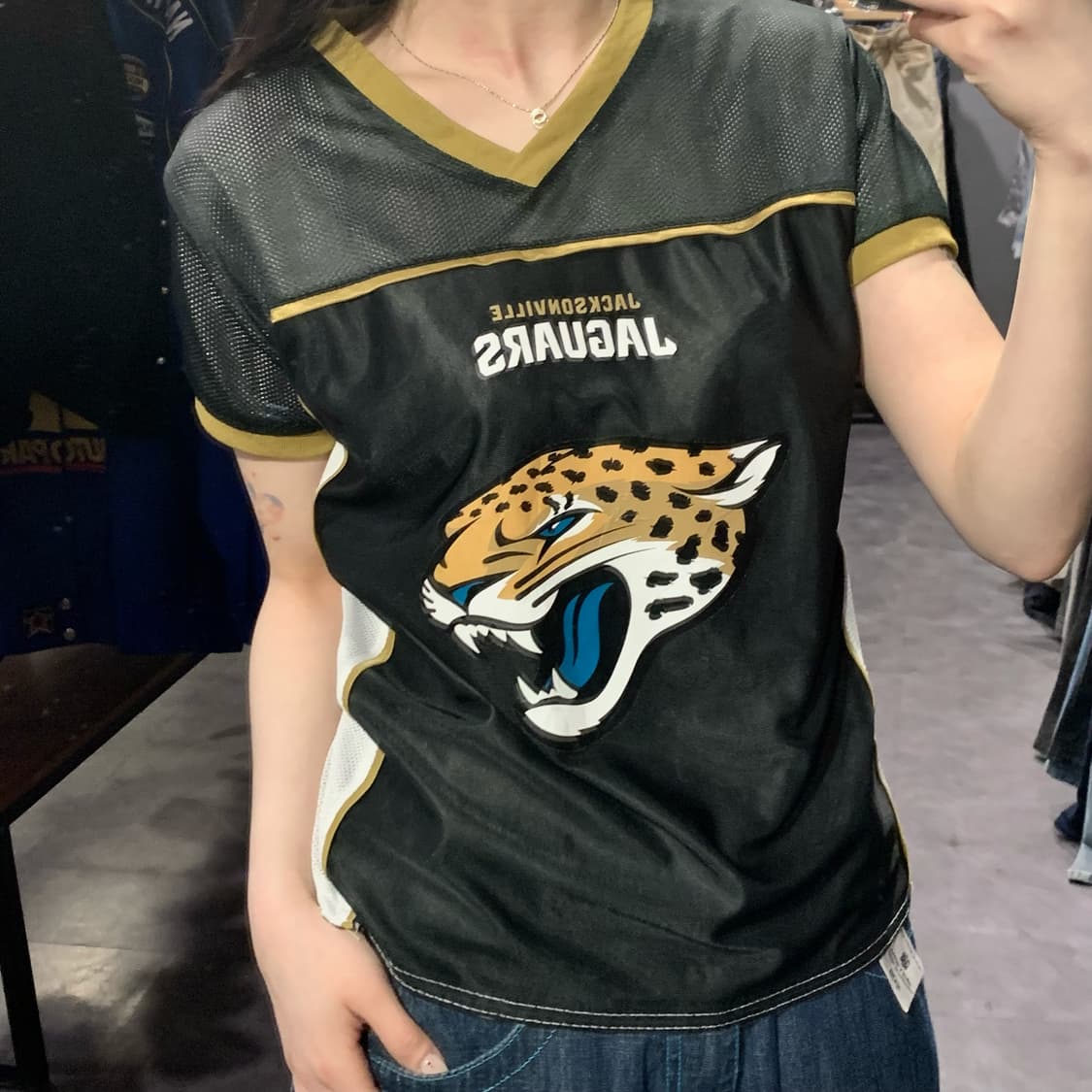 [IM] NFL 재규어스 플래그 풋볼 메쉬 반팔 져지 상품이미지3