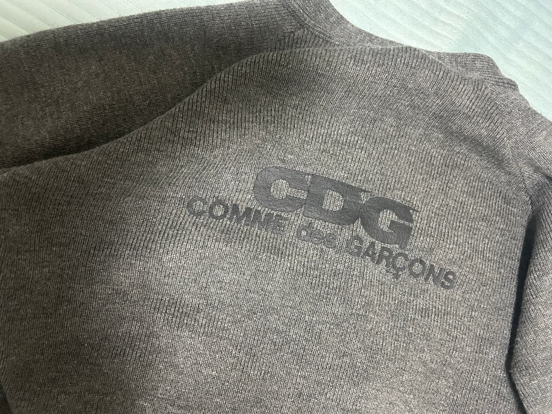 Cdg 꼼데가르송 스쿨가디건 L 그레이 상품이미지5