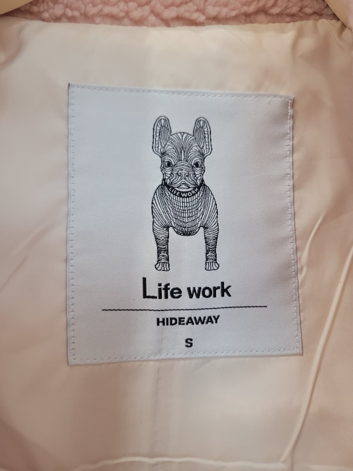 라이프워크 뽀글이 플리스 핑크 점퍼 S사이즈 상품이미지9