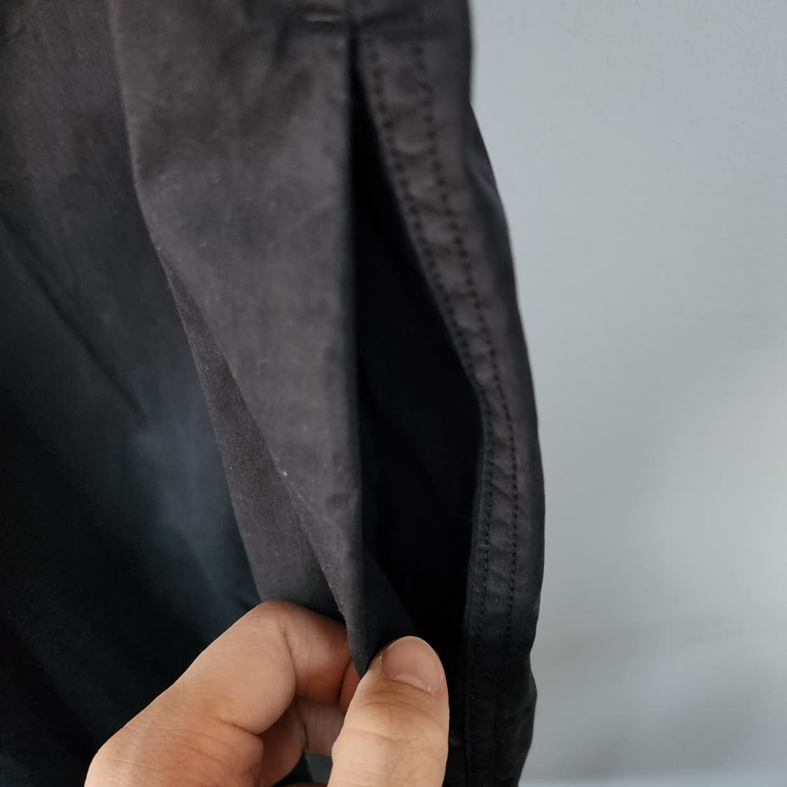 COS 블랙 셔링 반팔 롱 원피스 상품이미지6