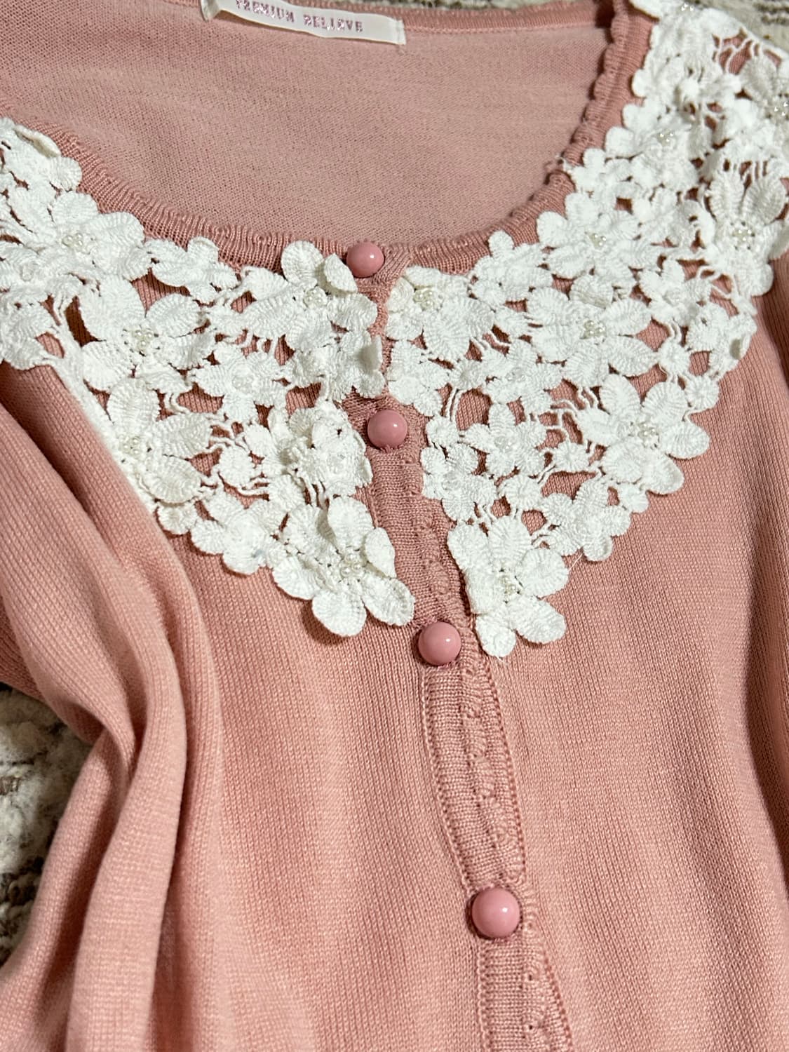 모리걸 딸기우유 레이스 가디건 히메카지 페어리 상품이미지2