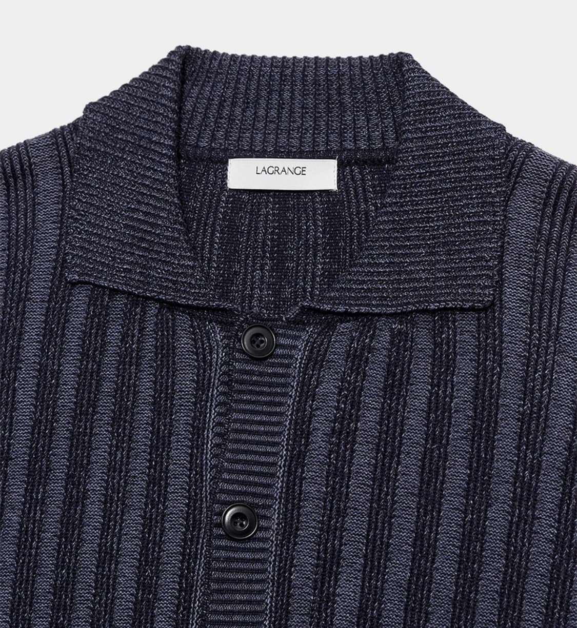 라그랑지 스트라이프 니트 가디건 네이비 M사이즈 상품이미지2