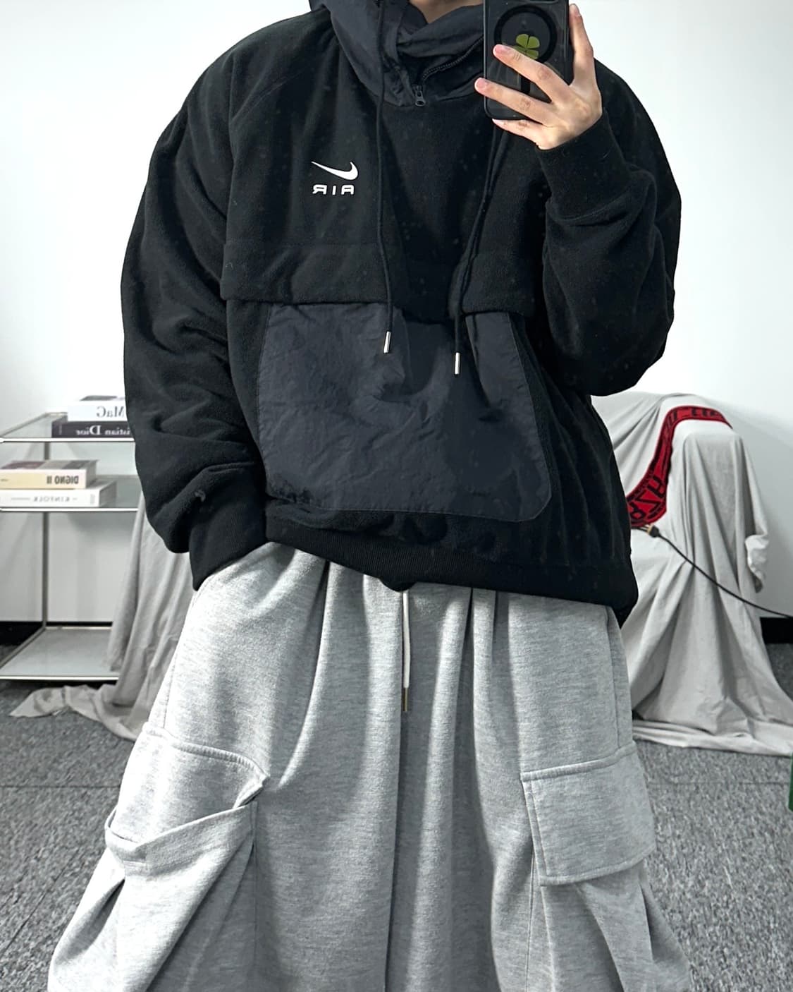 나이키 에어 풀오버 윈터라이즈드 후드 아노락 L 상품이미지3