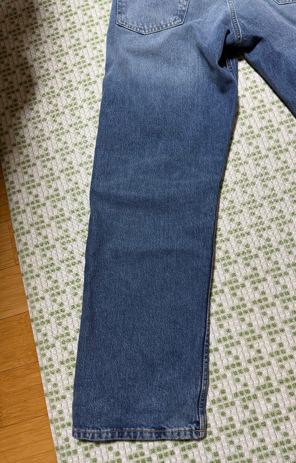 선플라워 루즈핏 미드 블루 31/32 상품이미지6