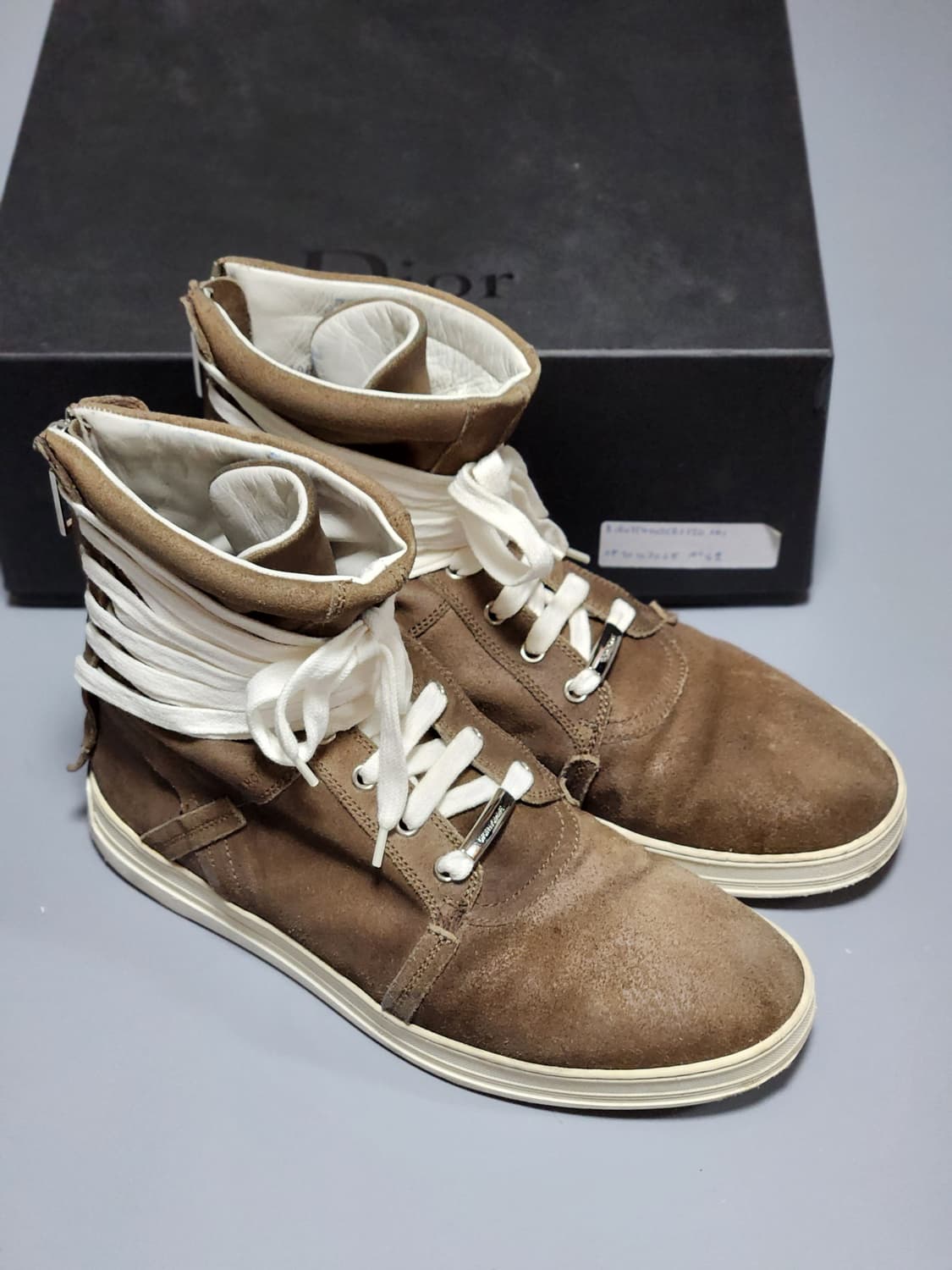 디올 옴므 끈칭칭 하이탑 크리스반아쉐 상품이미지2