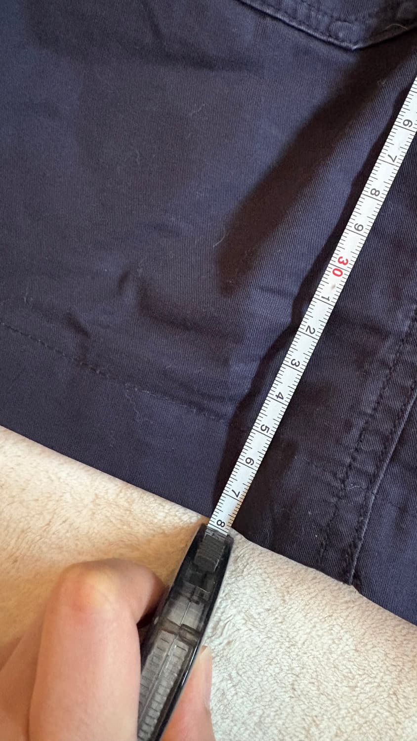 DANTON 단톤 네이비 면 스커트 상품이미지3