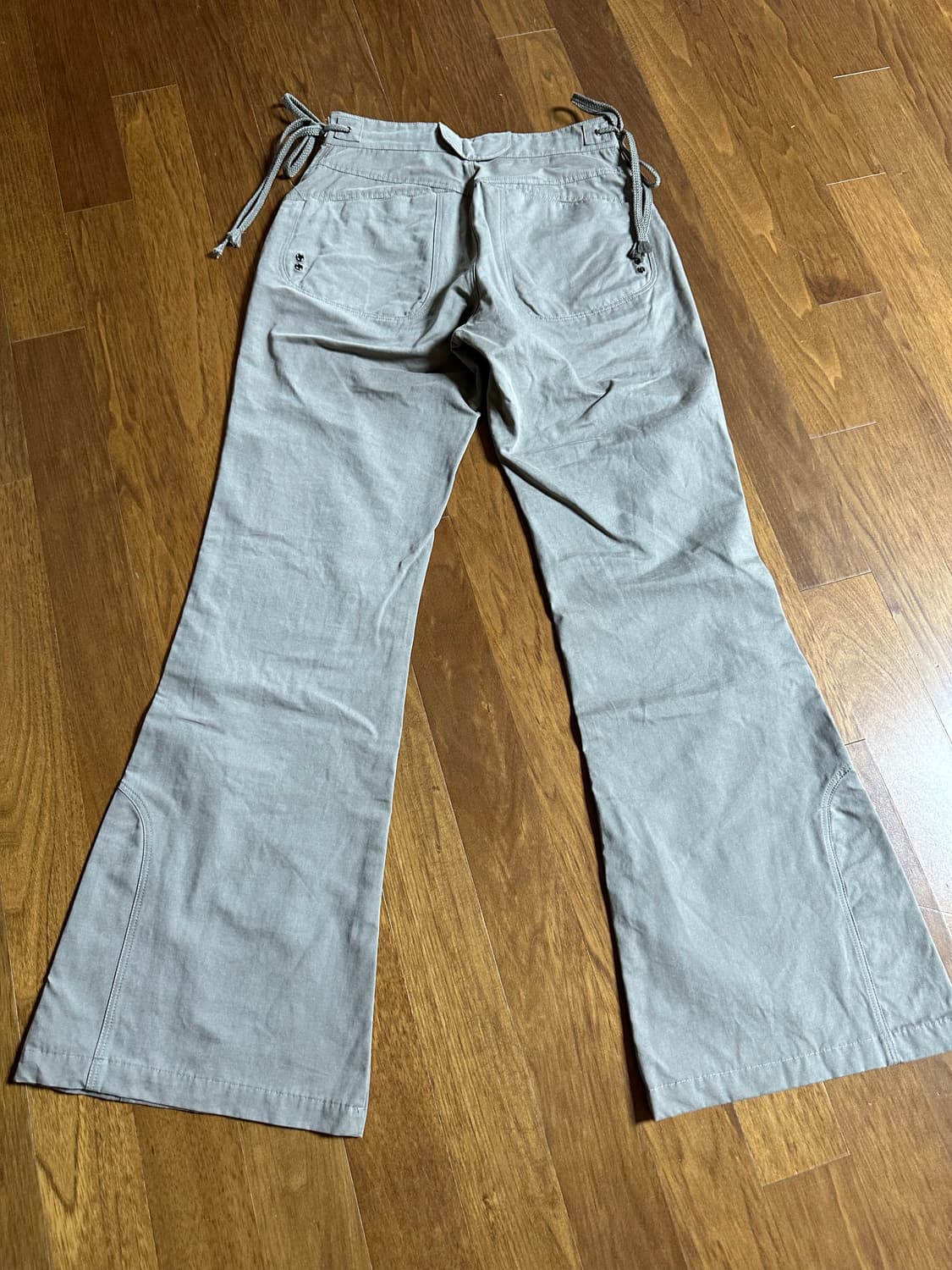 코이세이오 패널드 부츠컷 카키 상품이미지5