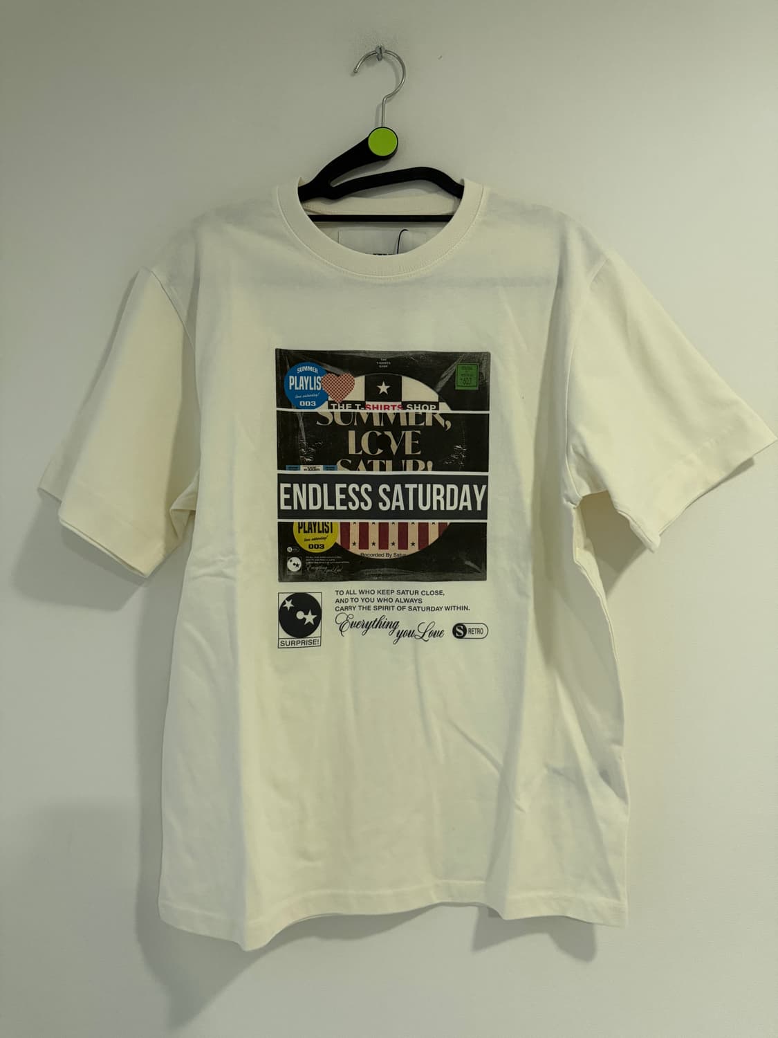 SATUR 엔드리스 새터데이 그래픽 티셔츠 상품이미지1