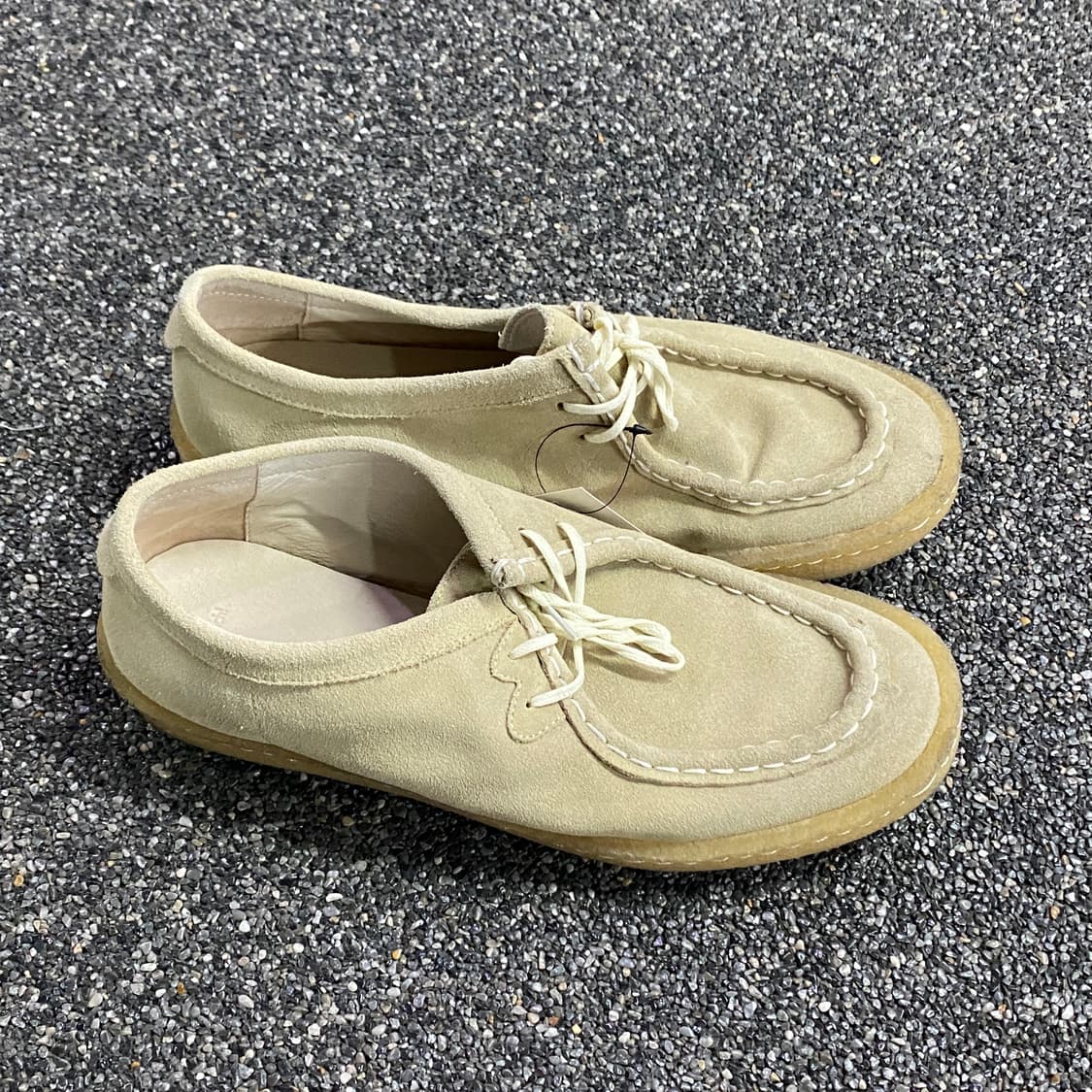 빈티지 베이지 스웨이드 로퍼 b3402 상품이미지2