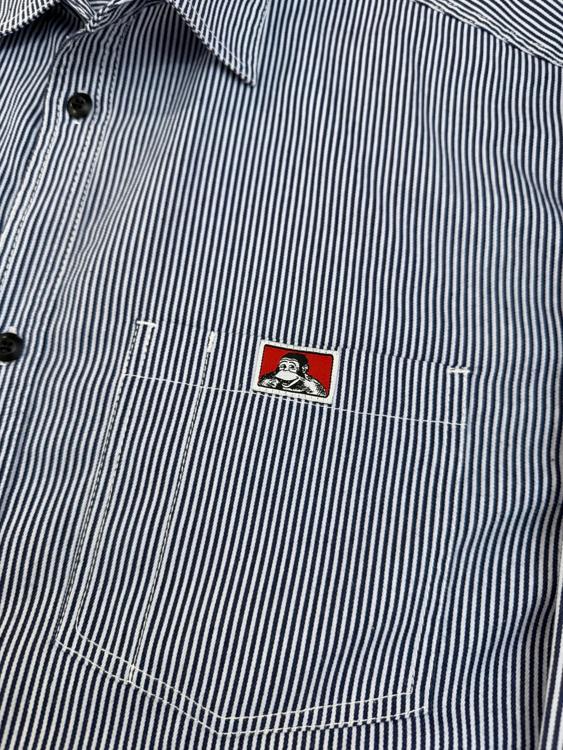 벤데이비스 일본판 히코리 스트라이프 워크셔츠 상품이미지2