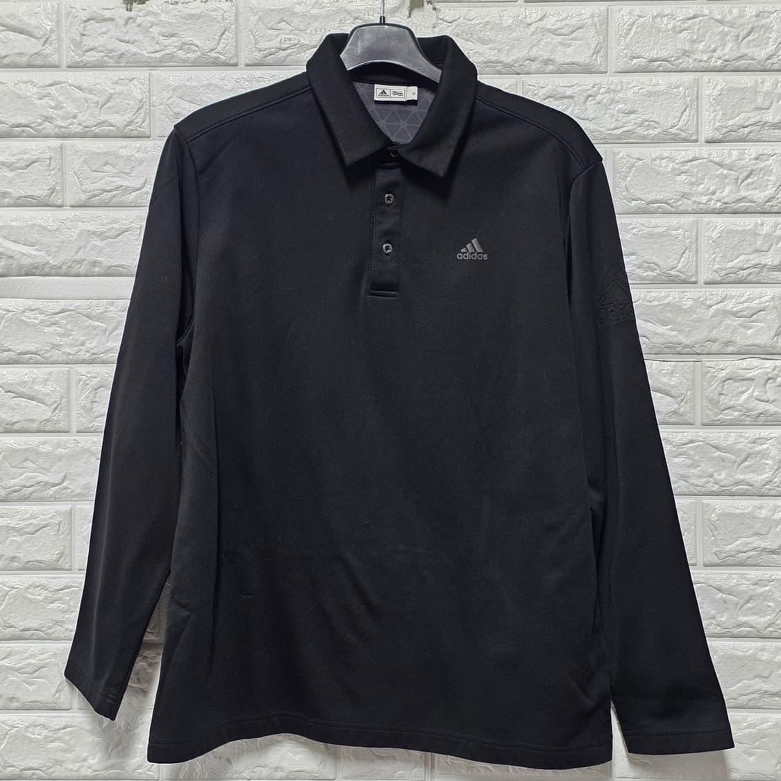 택포// 아디다스 남성 긴팔 폴로티 블랙 XL 상품이미지1