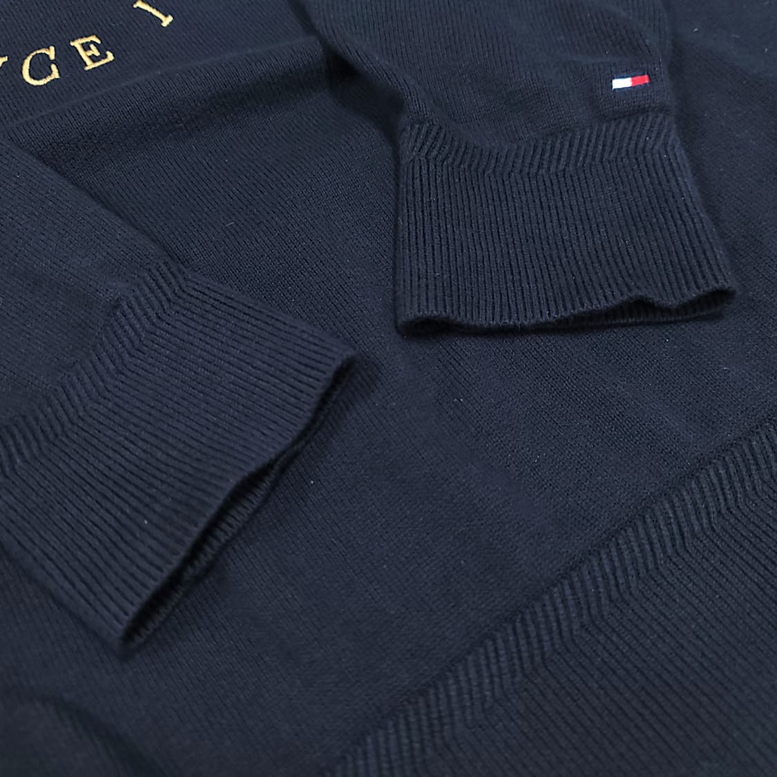 [XL] 타미힐피거 네이비 뉴욕 1985 자수 스웨터 니트 상품이미지7