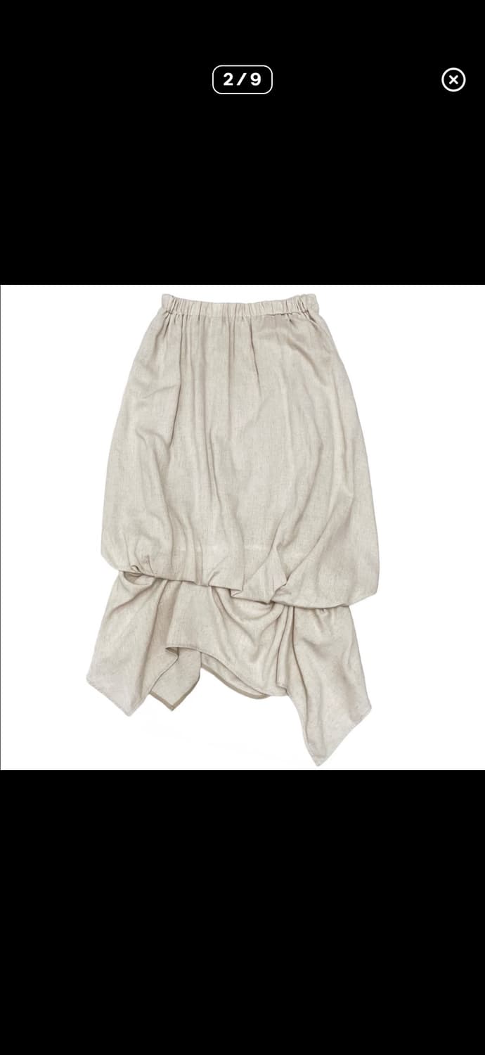 엔폴드 리넨라이크 벌룬 스커트 36 상품이미지2