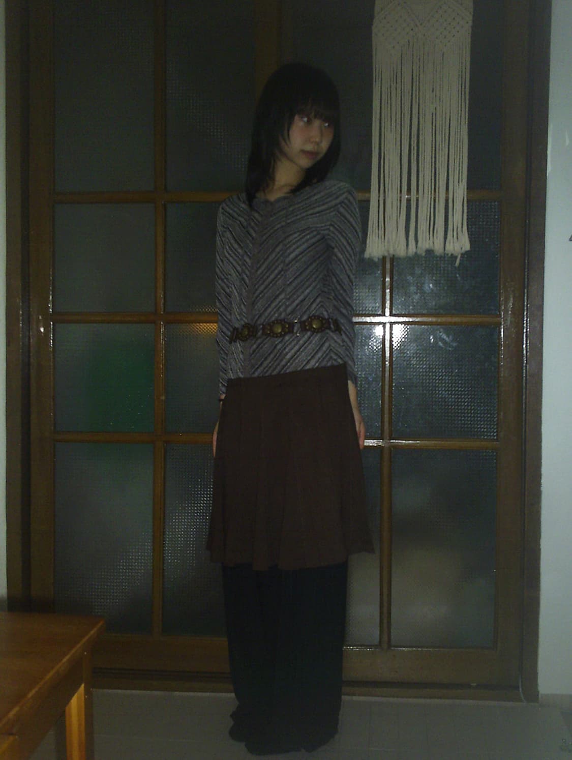 vintage bear midi-skirt 상품이미지2