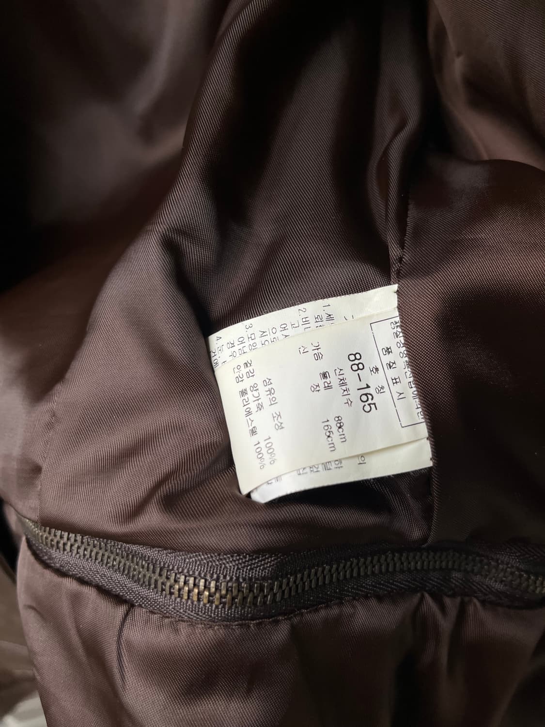 lambskin 양가죽 2웨이 자켓 브라운 상품이미지8