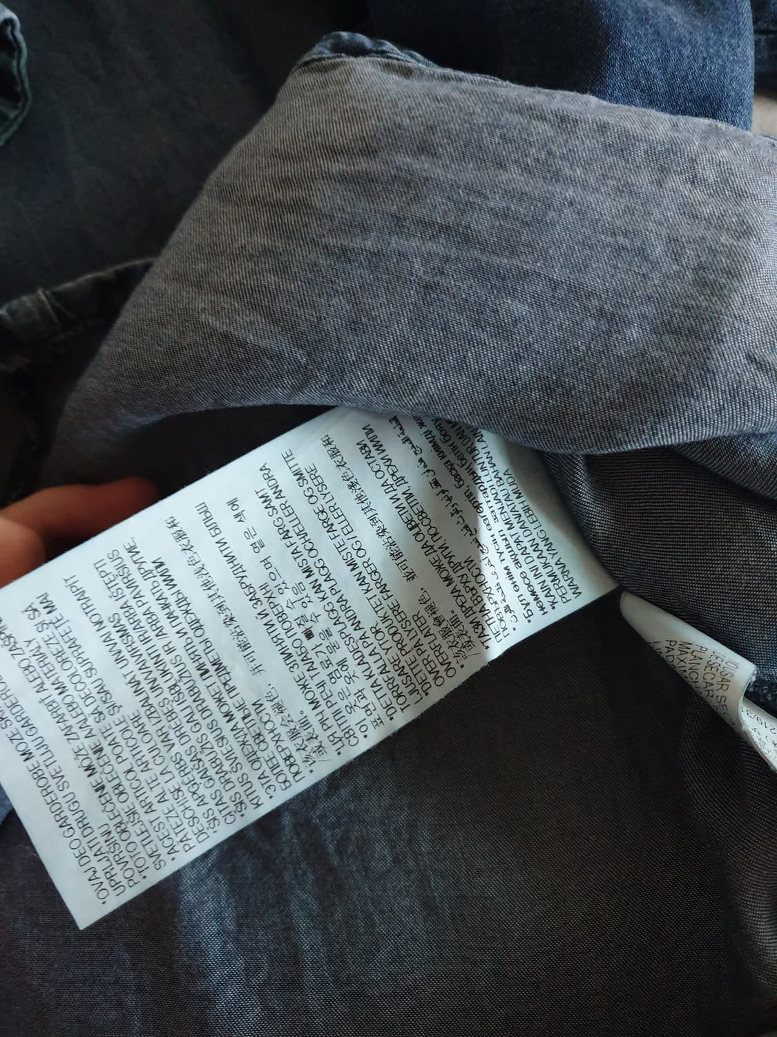 Zara 자라 데님 청 원피스 상품이미지6