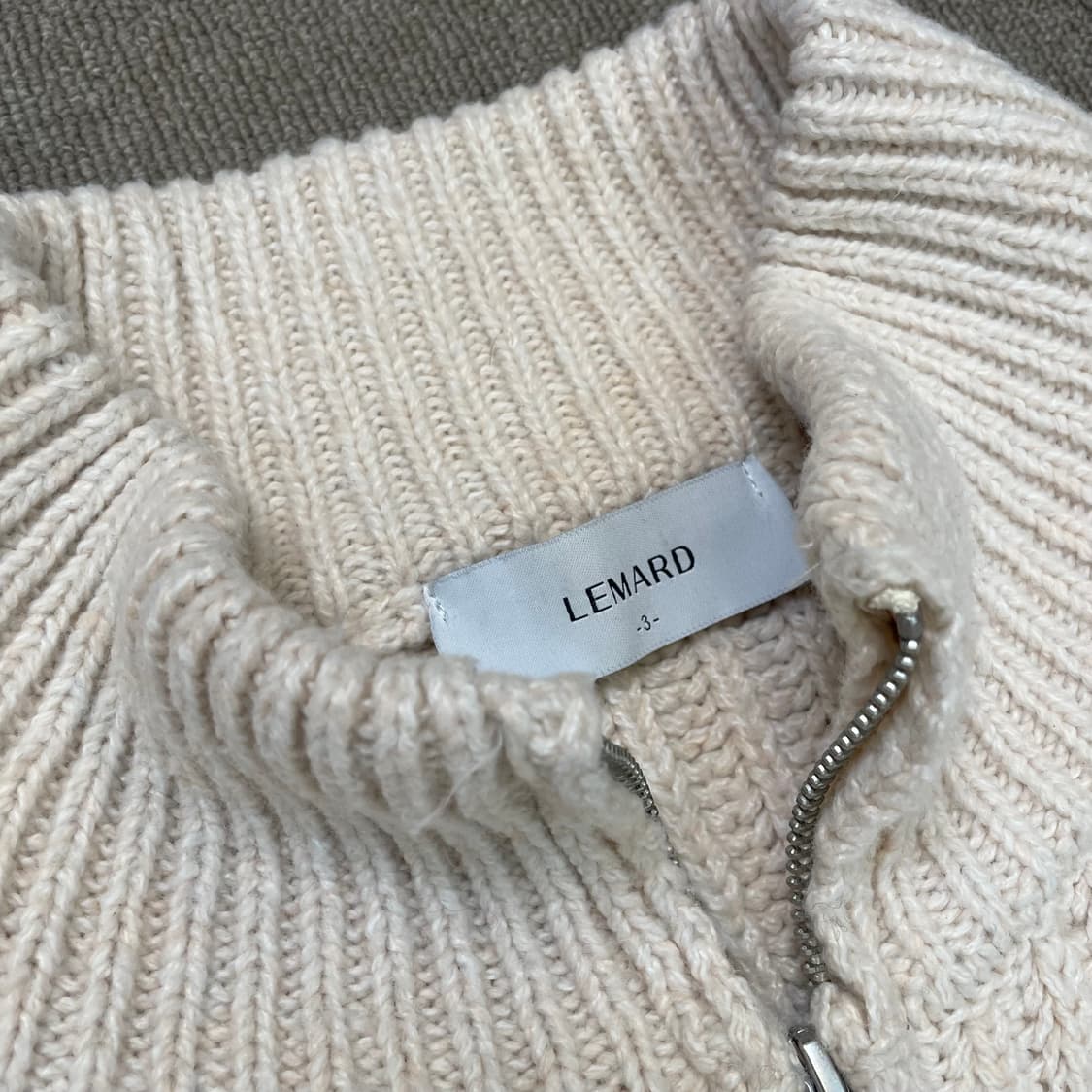 LEMARD 르마드 니트 집업  상품이미지2