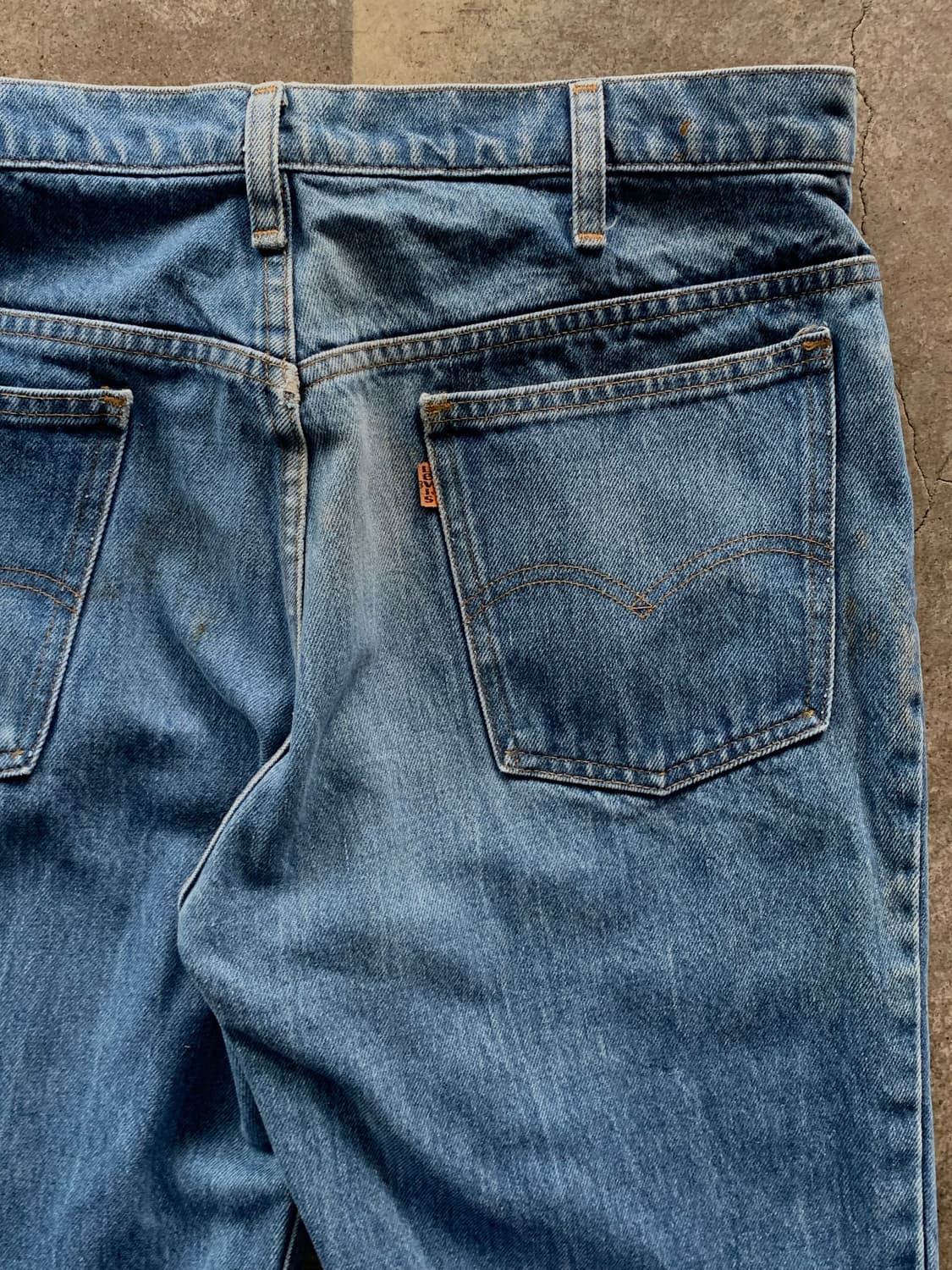 80s 리바이스 517 오렌지탭 데님팬츠 34X32 상품이미지8
