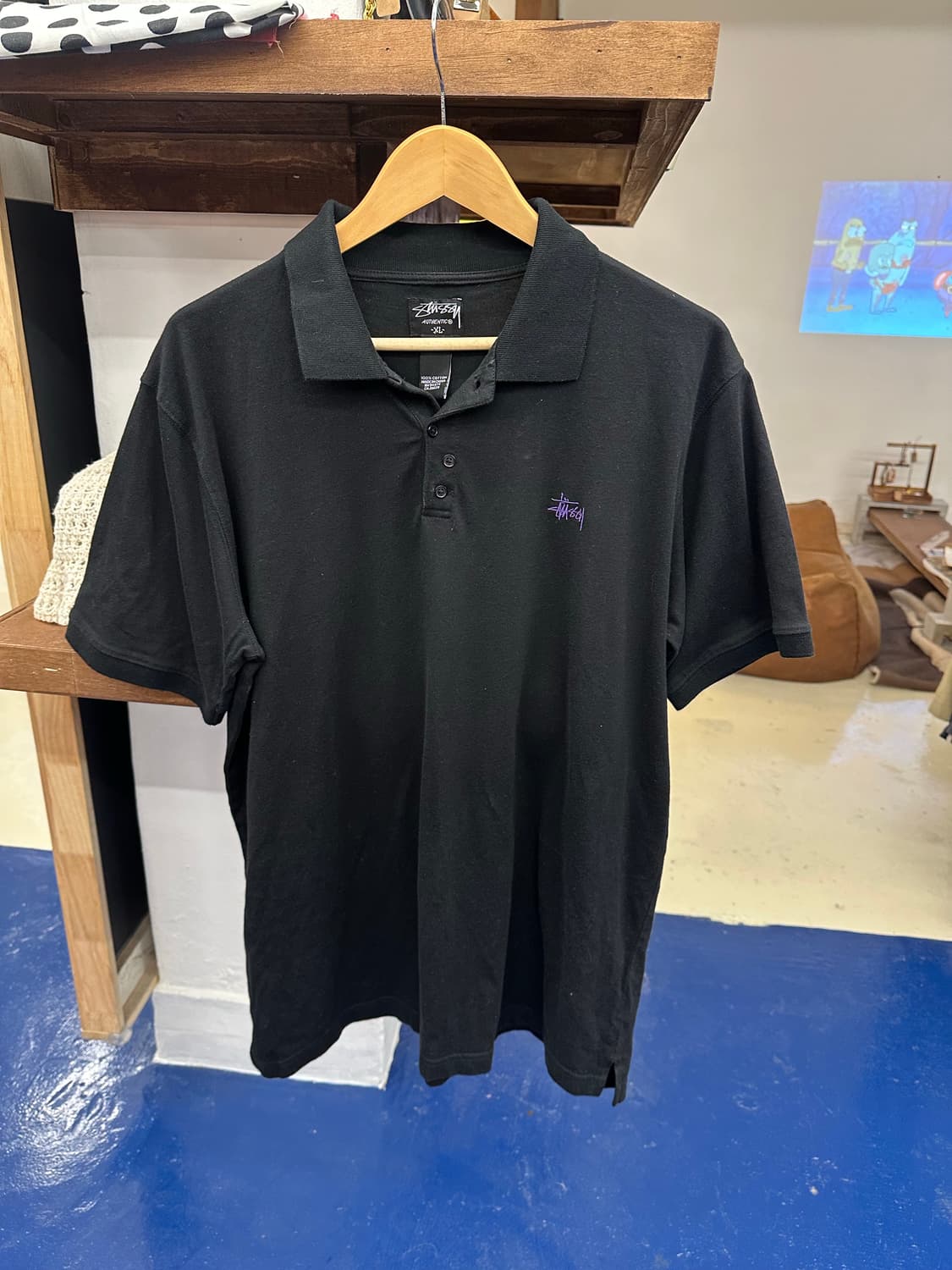 Stussy 스투시 어센틱 반팔 카라티 상품이미지3