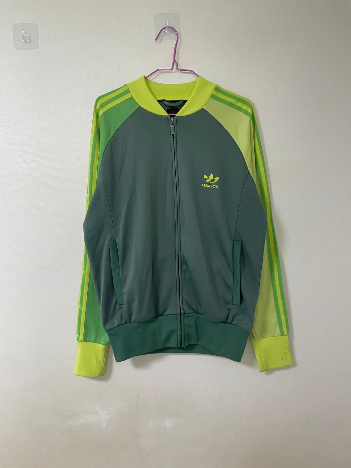 아디다스 슈퍼스타 초록 극레어 져지 상품이미지3