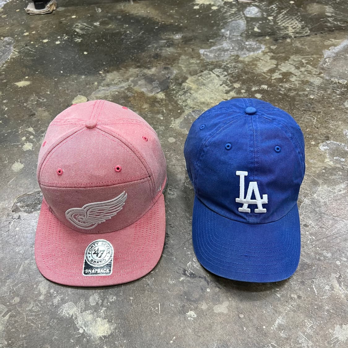 47브랜드 LA다져스 볼캡 야구모자 캠프캡 스냅백 모자 일괄판매 남여공용 상품이미지1