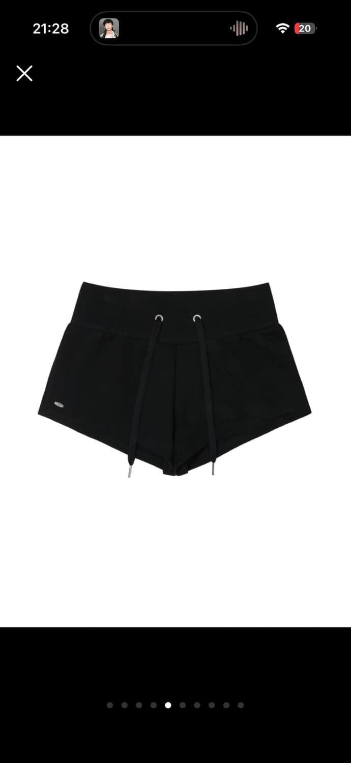 보헤미안서울 24ss 베이직 스웻 쇼츠 팬츠 바지 BLACK 블랙 상품이미지5