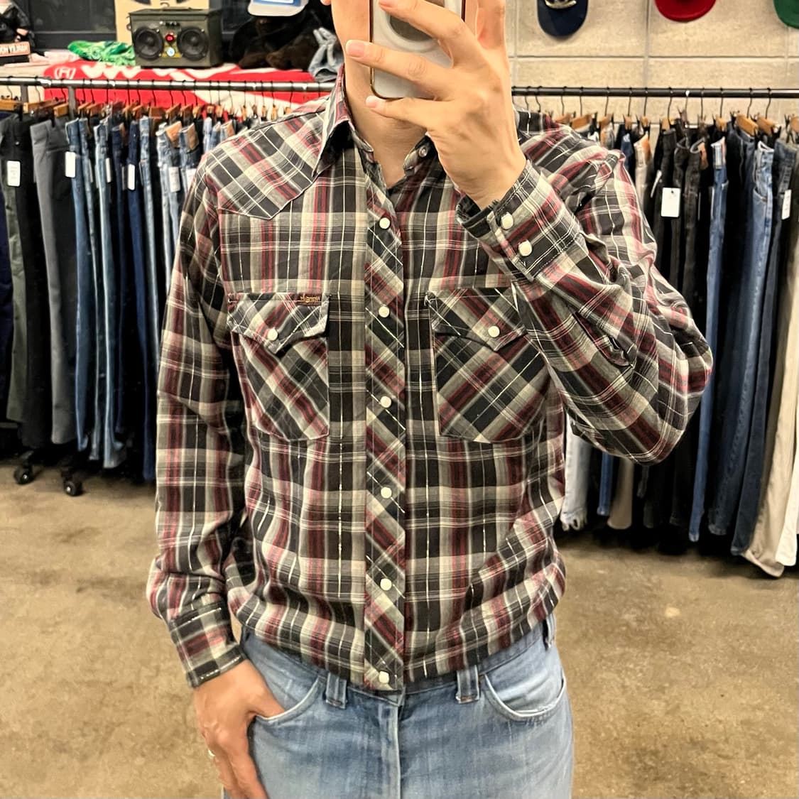 70s Wrangler 웨스턴 셔츠 (100-105) 상품이미지7