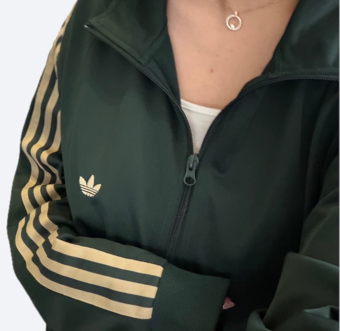 💚아디다스 베켄바우어 오리지널스 골드 그린 트랙탑 져지💚 상품이미지3