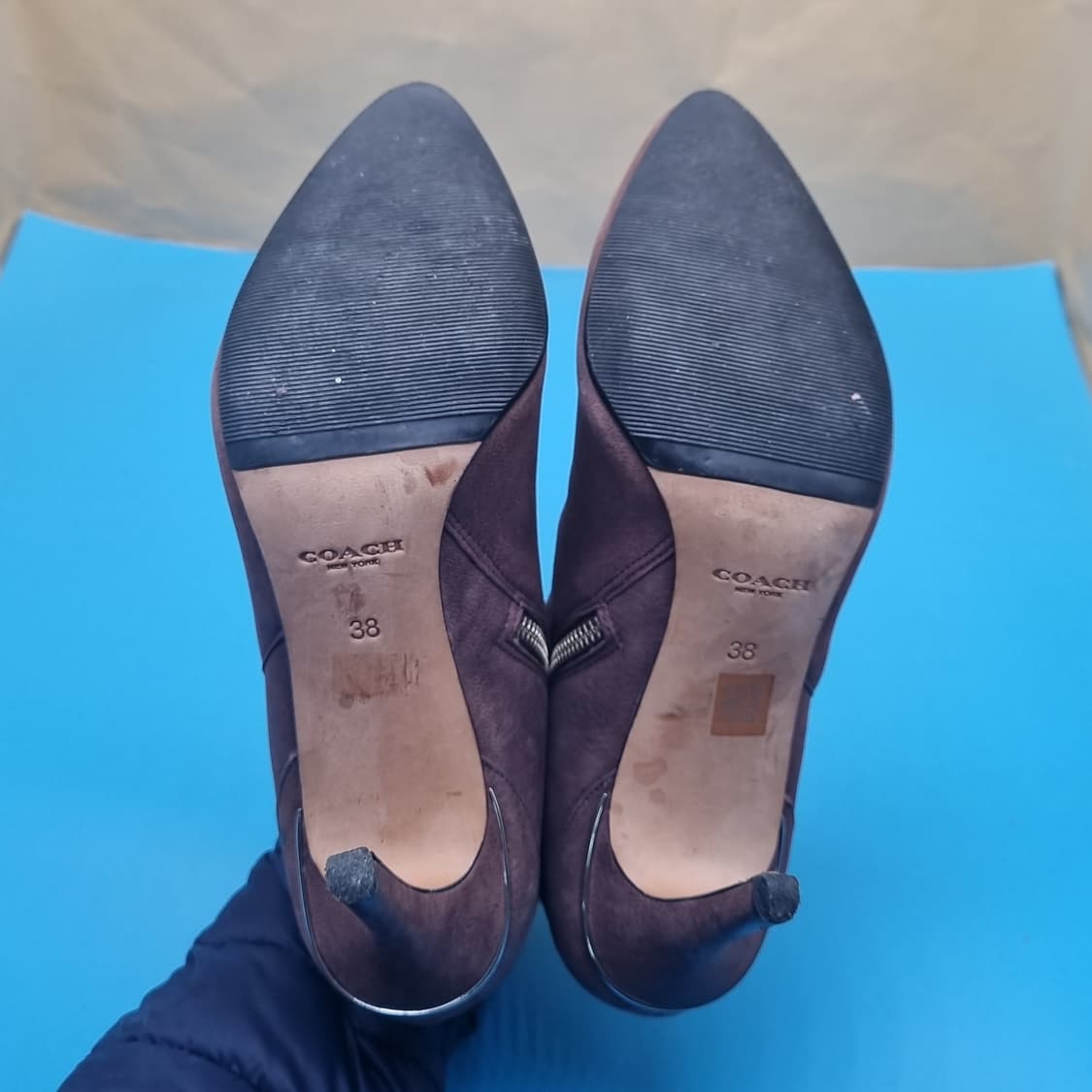 코치 여성앵클부츠38 245 굽8 상품이미지3