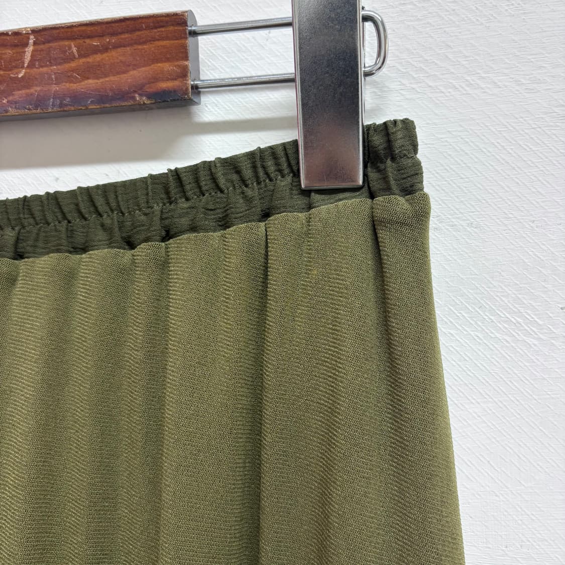 카키 패치 플레어 히피 롱 맥시 스커트 JPN 상품이미지6