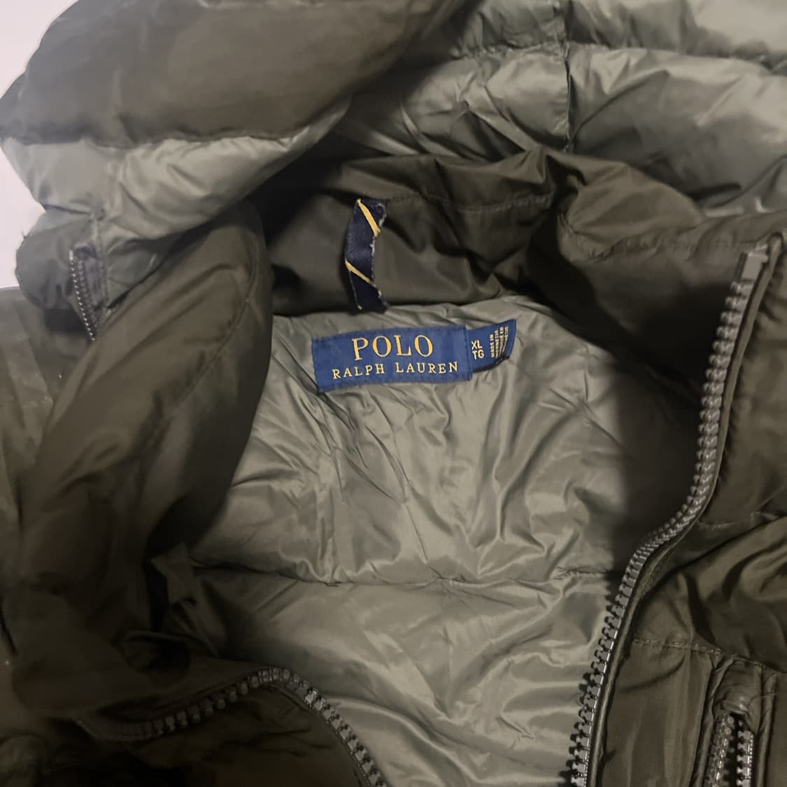 20FW 폴로 랄프 로렌 클래식 다운 패딩 올리브카키 상품이미지4