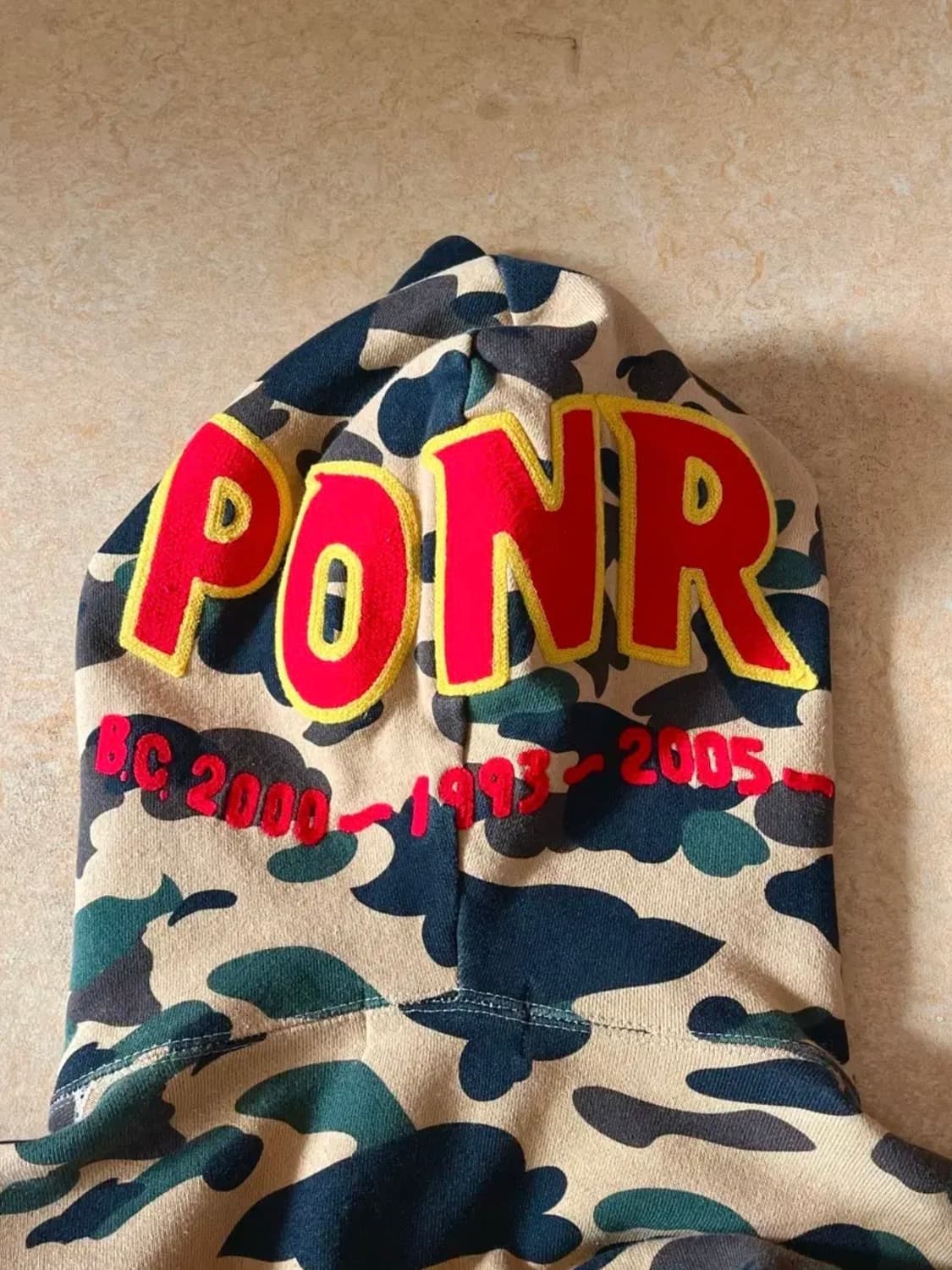 베이프 샤크 후드집업 ponr 황계 L 상품이미지4